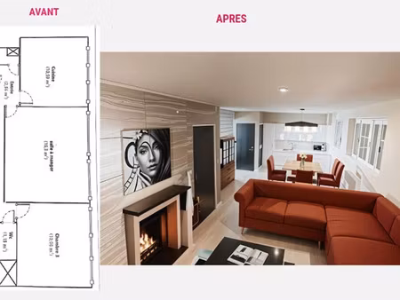 vente appartement 4 pièces 77 m² à l'hopital (57490)  85 000 €