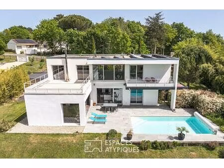 vue  lumière  horizon : villa contemporaine d'exception aux portes de périgueux