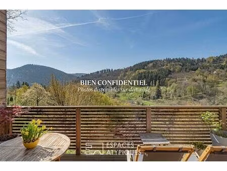 chalet contemporain au panorama contemplatif