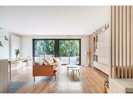 maison contemporaine avec jardin au cœur de créteil village