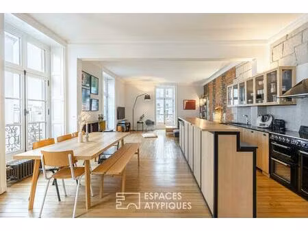 appartement de charme de 110 m²  hyper centre de nantes