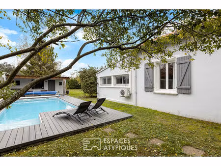 maison années 50 revisitée avec piscine à cugnaux