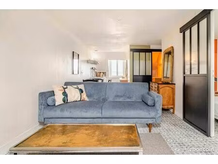 très beau deux pièces meublé esprit loft