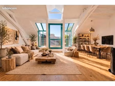 quartier st joseph-mittelhart : f5 équipé 150m² au sol avec terrasse  garage et cave