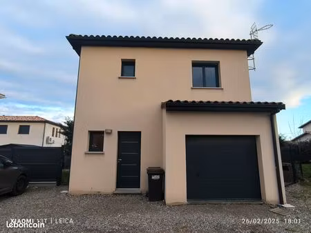 maison t4 81m2 avec jardin 220m2 à muret