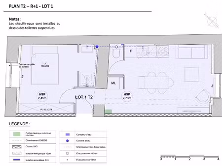 oullins centre – plateau de 32 20 m² à aménager – fort potentiel