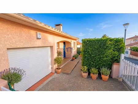 maison 2 faces - garage - plain pied - canet en roussillon