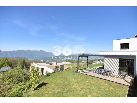 maison contemporaine ? vue panoramique lac ? pugny-chatenod