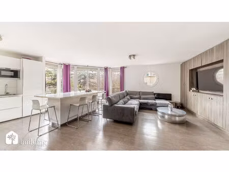 levallois-perret parc de la planchette - appartement 3 pièces de 72.83 m² avec balcons