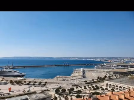 t1 meublé  rare immeuble pouillon  vue sur mer