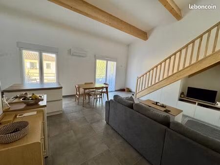 trets appart recent duplex t3/4 terrasse 3 parkings