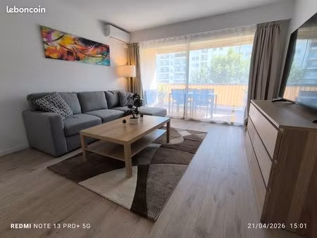 3 pièce centre juan les pins à 50 mètres des plages