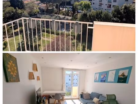 appartement 4 pièces 53 83m² – dernier étage – plein sud – le cannet (06110) — 225 000
