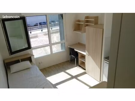 location studio meublé 20 m² résidence étudiante