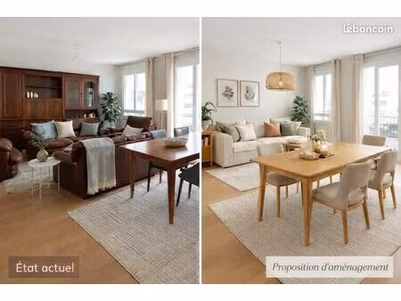 4 pièces · 115 m²4 pièces  115 m² · villeurbanne 69100 · quartier maisons neuves