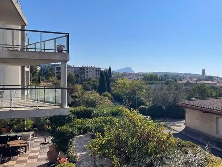 t3 65 m² + terrasse 20 m² + box – vue sainte-victoire – aix brunet