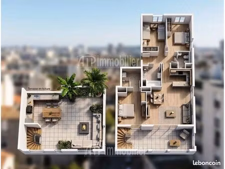 appartement 4 pièces 88 m²