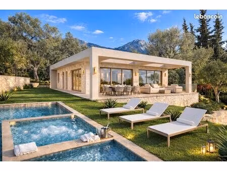 terrain 2 500 m² avec permis purgé – projet villa contemporaine avec vue sur le baou