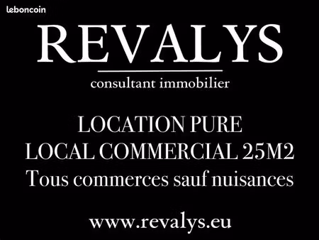 local commercial 25 m² nice