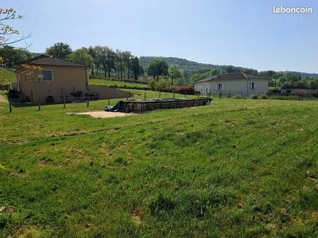 terrain de 1320 m2 constructible avec cu à villefranche de rouergue