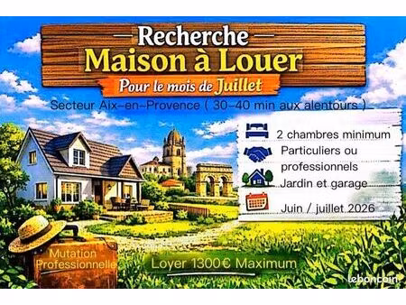 recherche maison secteur aix-en-provence