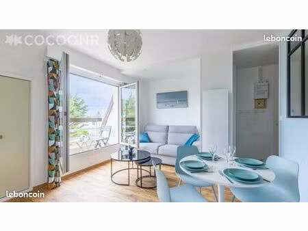 ? idéal pied-à-terre : t3 saint-aubin-sur-mer • vue mer & garage