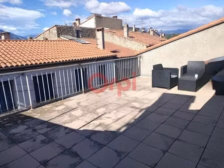 ideal investisseur maison de 2 appartements avec terrasses vue canigou à vinça