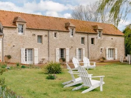 entre bayeux et la mer — corps de ferme xixe | activité d'accueil établie