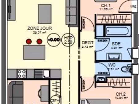 maison 4 pièces 76 m²