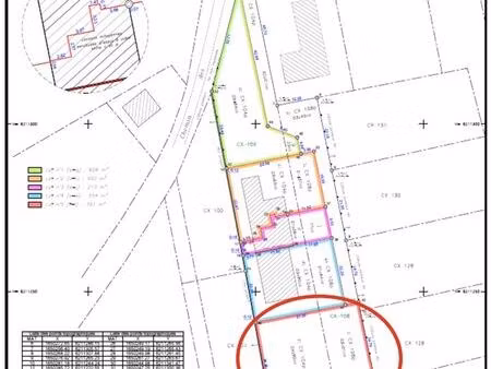 terrain à vendre de 791 m2