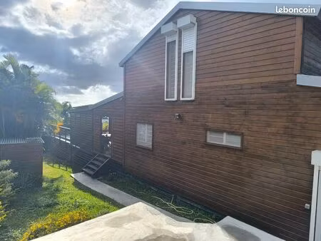 villa bois sur pilotis  pichette la possession