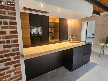 charentaise rénovée style loft industriel classe a