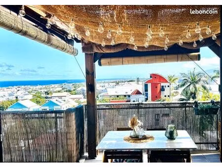 appartement t3 à saint-pierre avec vue exceptionnelle
