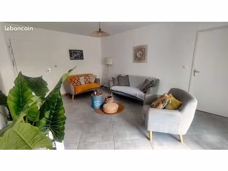 appartement meublé t2 avec jardin