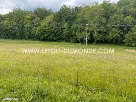 terrain 1305 m² coursac