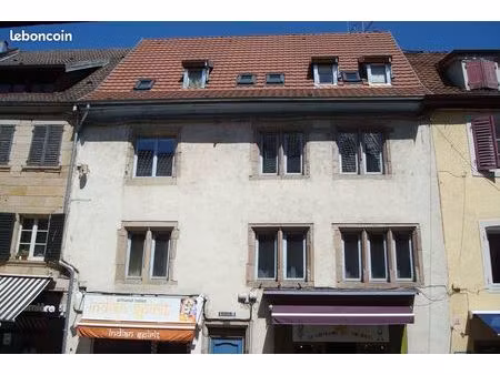 montbeliard centre 3 pieces rue clemenceau -70 m²- 520 charges comprises