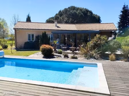 maison familiale avec piscine - saint pierre d'eyraud - 130m2