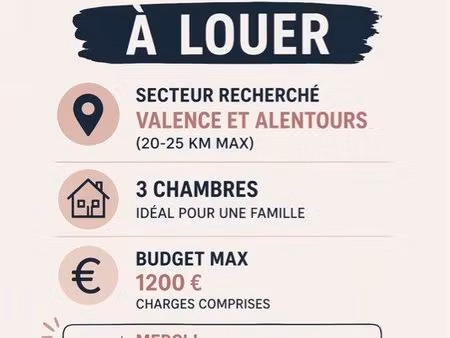 recherche maison à louer