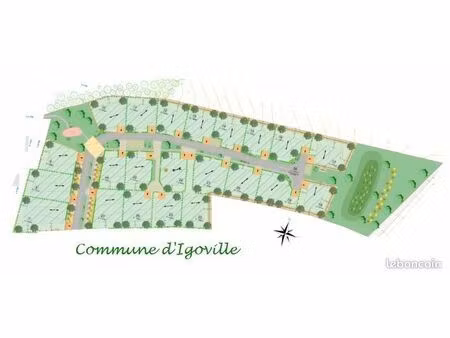 terrain 537 m² igoville