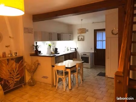 beau duplex lumineux + cours terrasse privative (rare) centre ville