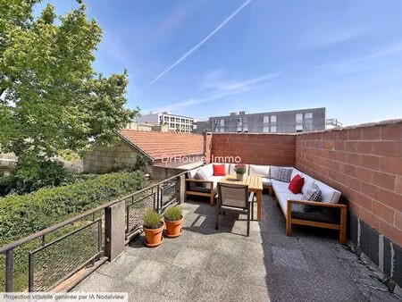 capucins/gare st jean t2 de 28m² avec terrasse