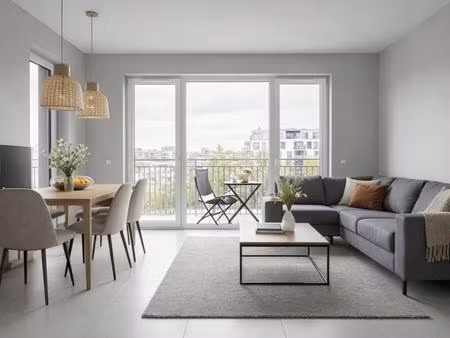 superbe 3 pieces en etage eleve avec balcon et parking