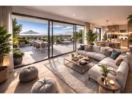 5 pièces en étage élevé avec grande terrasse et parking – quartier des bas-heurts