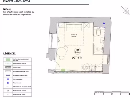oullins centre – plateau de 16m² à aménager – fort potentiel