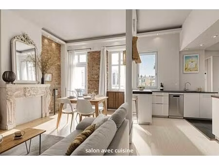 appartement t3 rénové cachet ancien en souplex