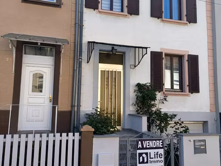 brunstatt maison 5 pièces jumelée avec jardin et garage