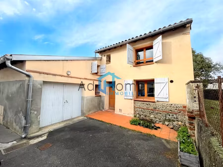 maison de village 3 pièces 74 m2 au sol avec garage et jardi