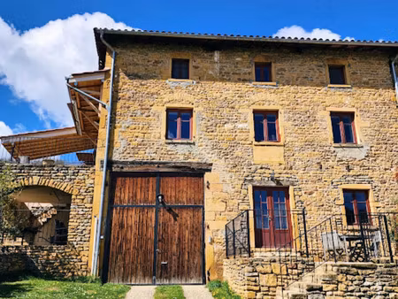 vente maison 7 pièces 161 m² ville-sur-jarnioux (69640)