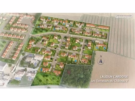 terrain 275 m² laudun l ardoise