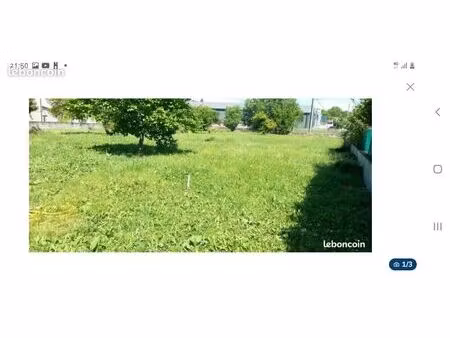 terrain constructible a vendre